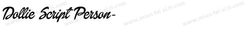 Dollie Script Person字体转换